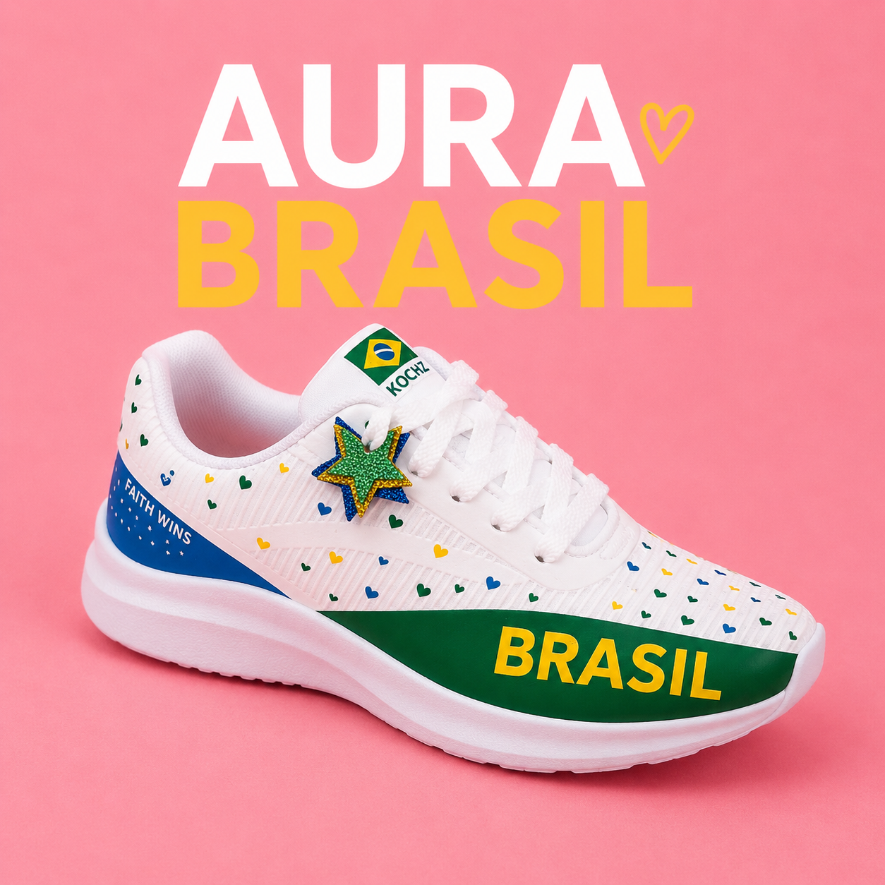 Tênis Feminino Aura Brasil Kochz | Confortável, Leve e Exclusivo 🇧🇷