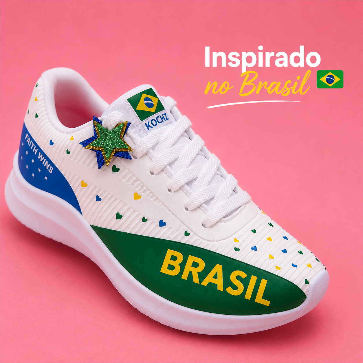 Tênis Feminino Aura Brasil Kochz | Confortável, Leve e Exclusivo 🇧🇷