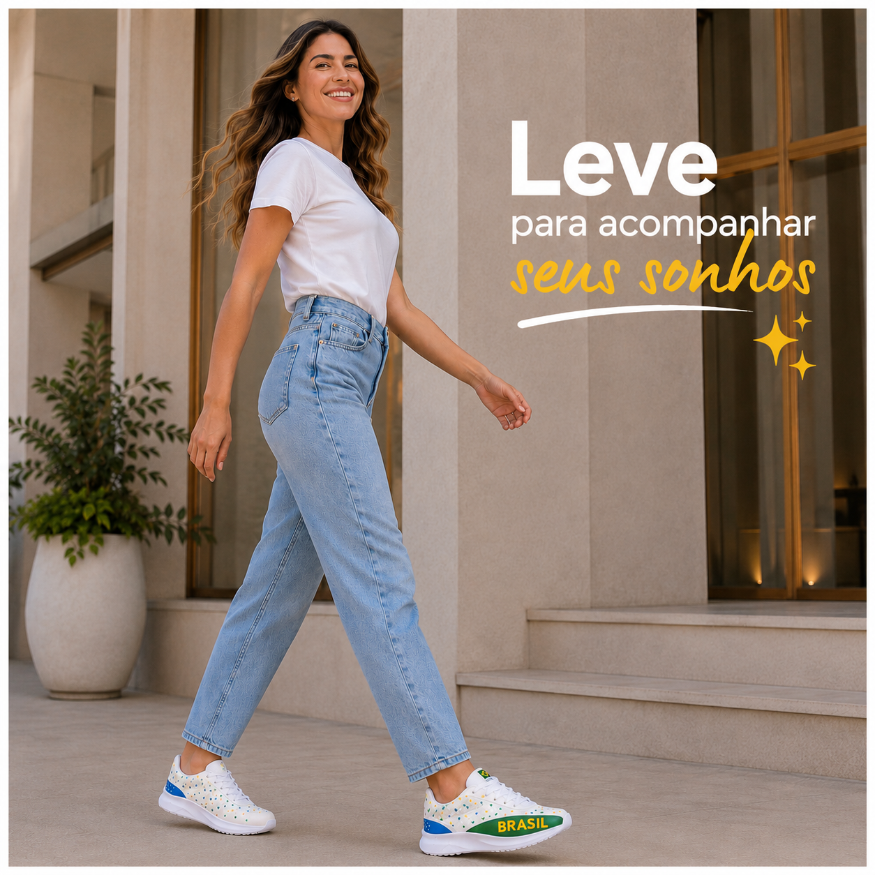 Tênis Feminino Aura Brasil Kochz | Confortável, Leve e Exclusivo 🇧🇷